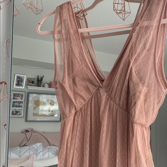 Mesh dress over bodysuit - Picture 5 of 7